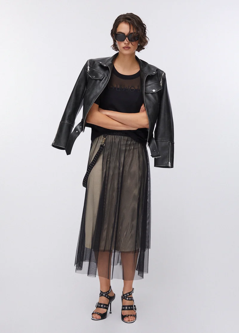 Longline Tulle Skirt