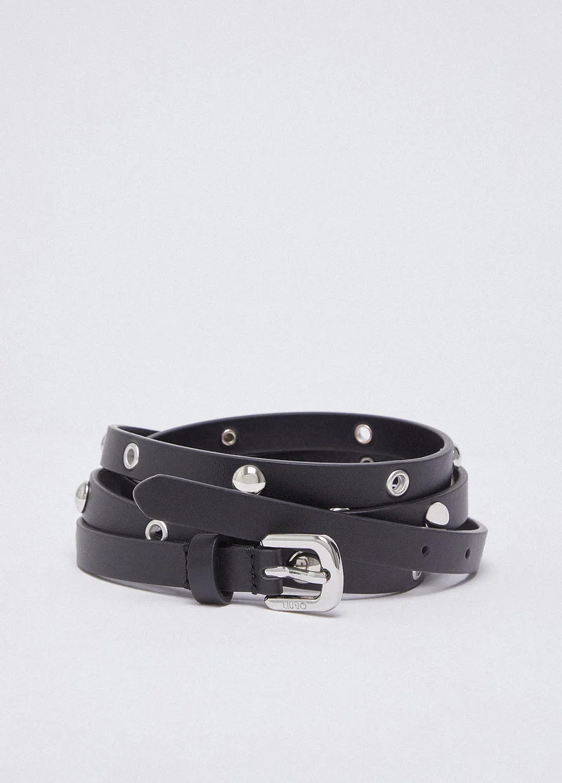 Thin Belt with Studs