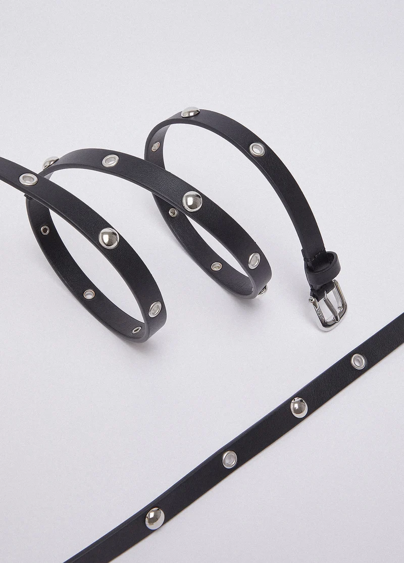 Thin Belt with Studs