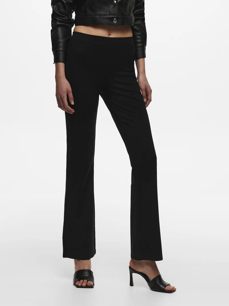 JDYPRETTY FLARE PANT JRS NOOS, Black