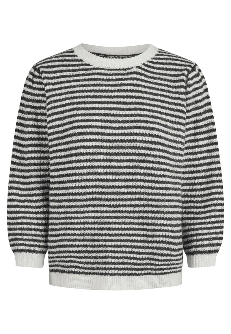 SWEATER, BLACK STRIPE