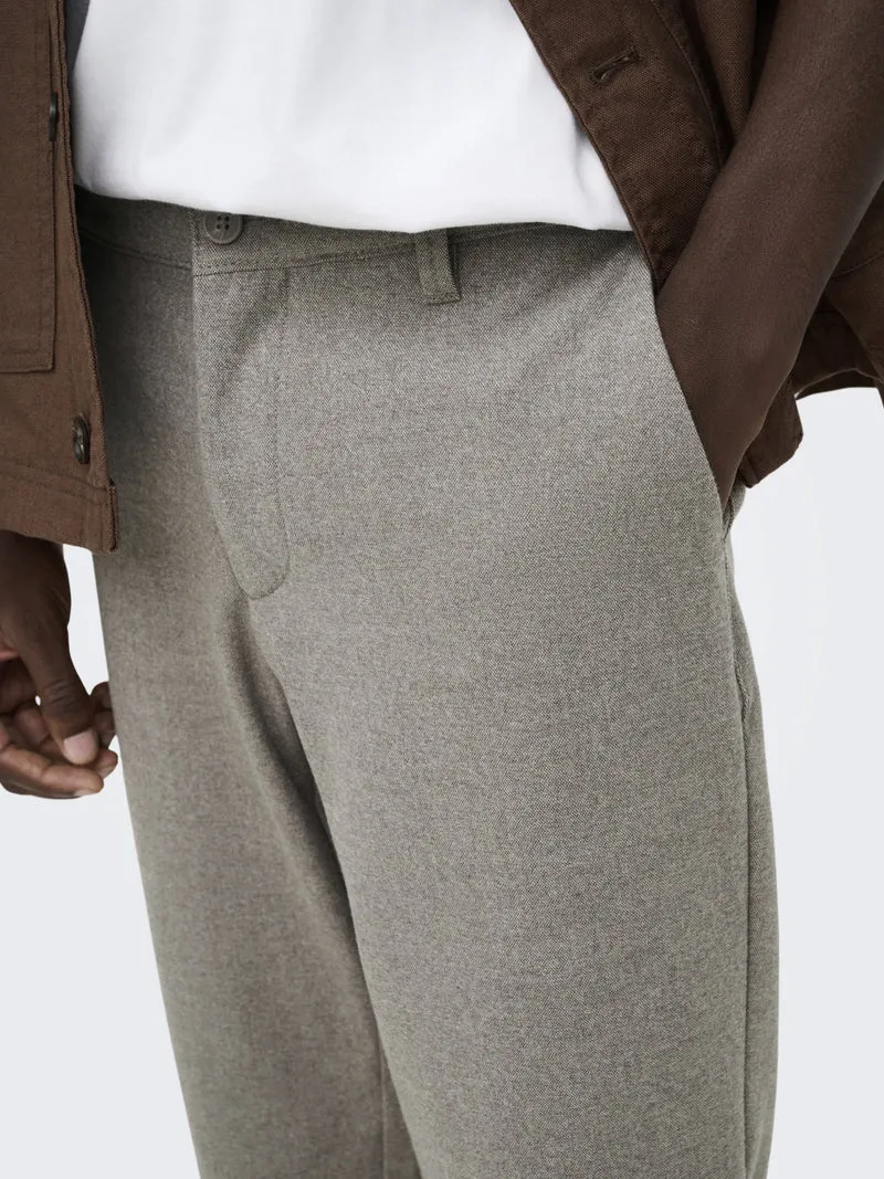 ONSMARK SLIM BRUSH PIQUE 0353 PANTS, Falcon