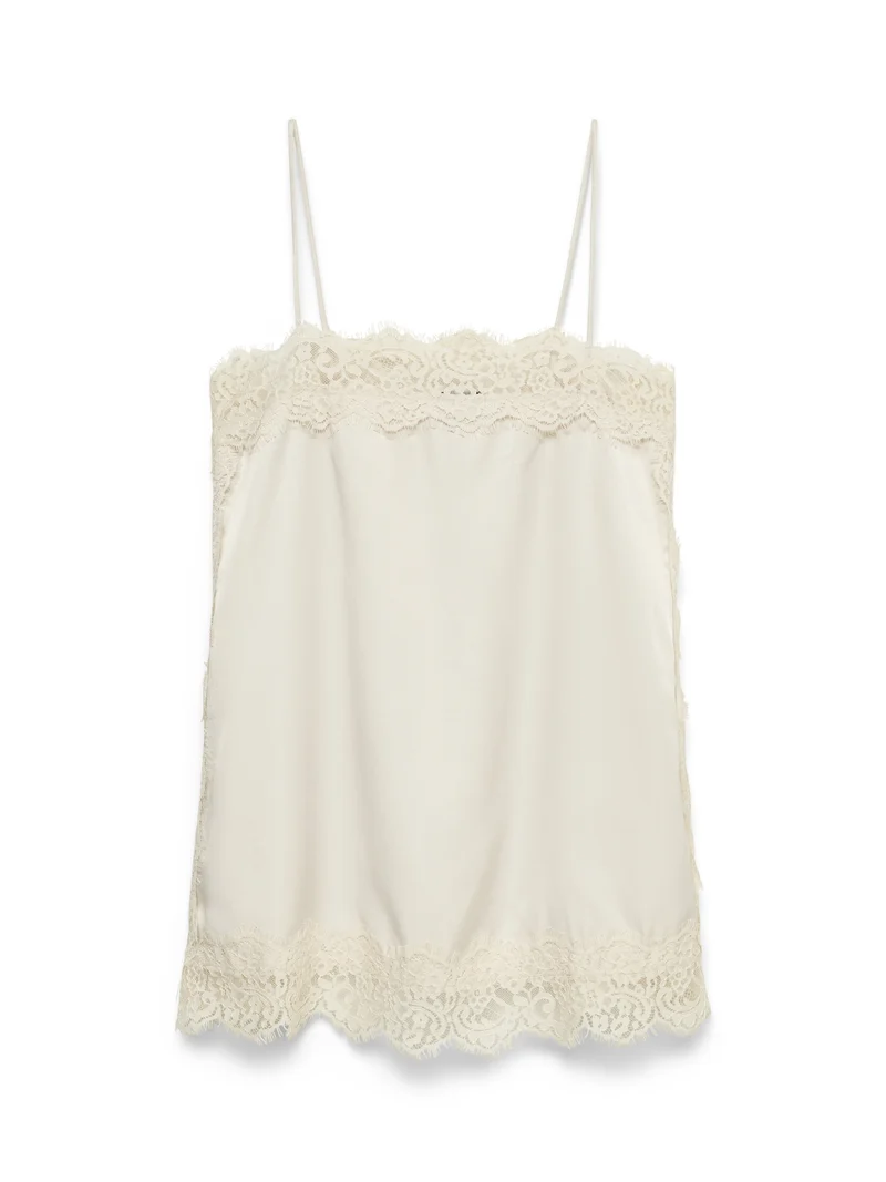 VMCHARM LACE SINGLET WVN BOO, Fog