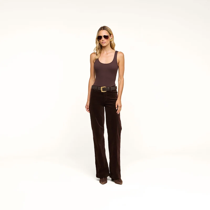 Scottie Velvet Wide-Leg Jean