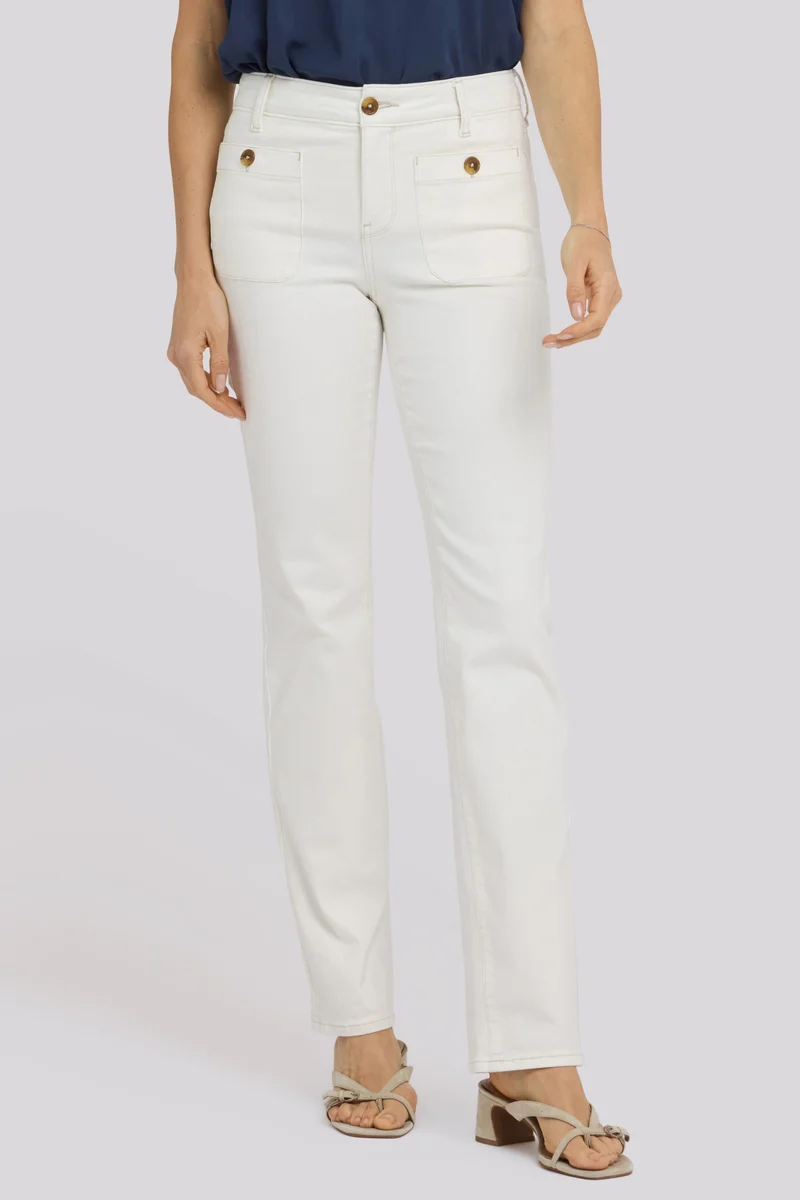 Marilyn Straight Jeans | Vintage White
