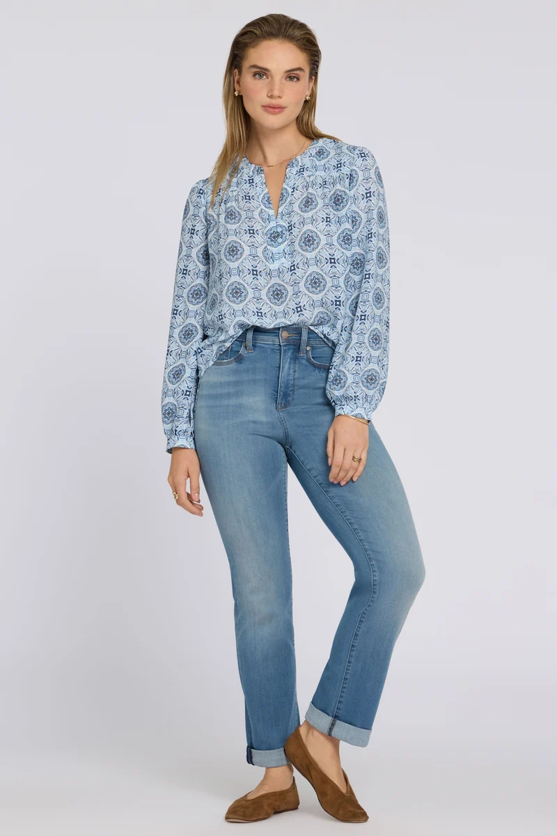 Marilyn Straight Jeans in Sure Stretch® Denim mit High Rise | Port Sea
