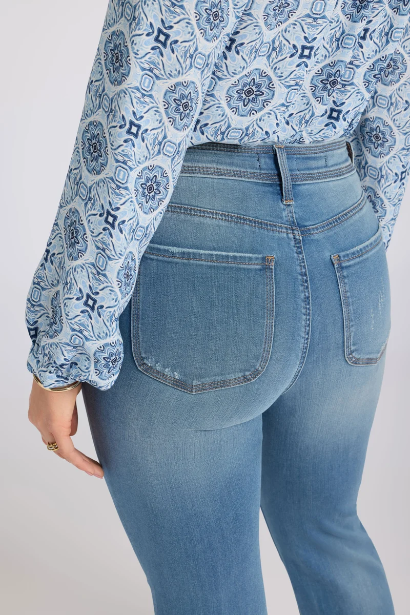 Marilyn Straight Jeans in Sure Stretch® Denim mit High Rise | Port Sea