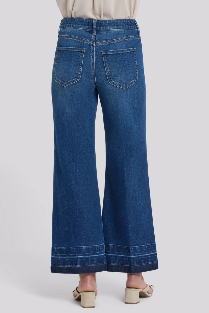 Mia Palazzo Ankle Jeans mit High Rise | Trail Lands