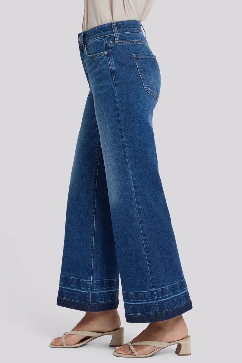 Mia Palazzo Ankle Jeans mit High Rise | Trail Lands