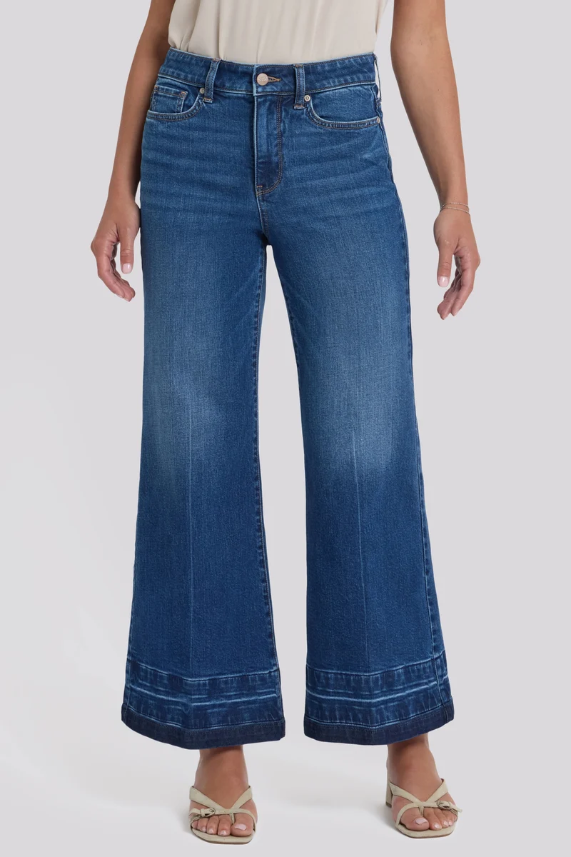 Mia Palazzo Ankle Jeans mit High Rise | Trail Lands
