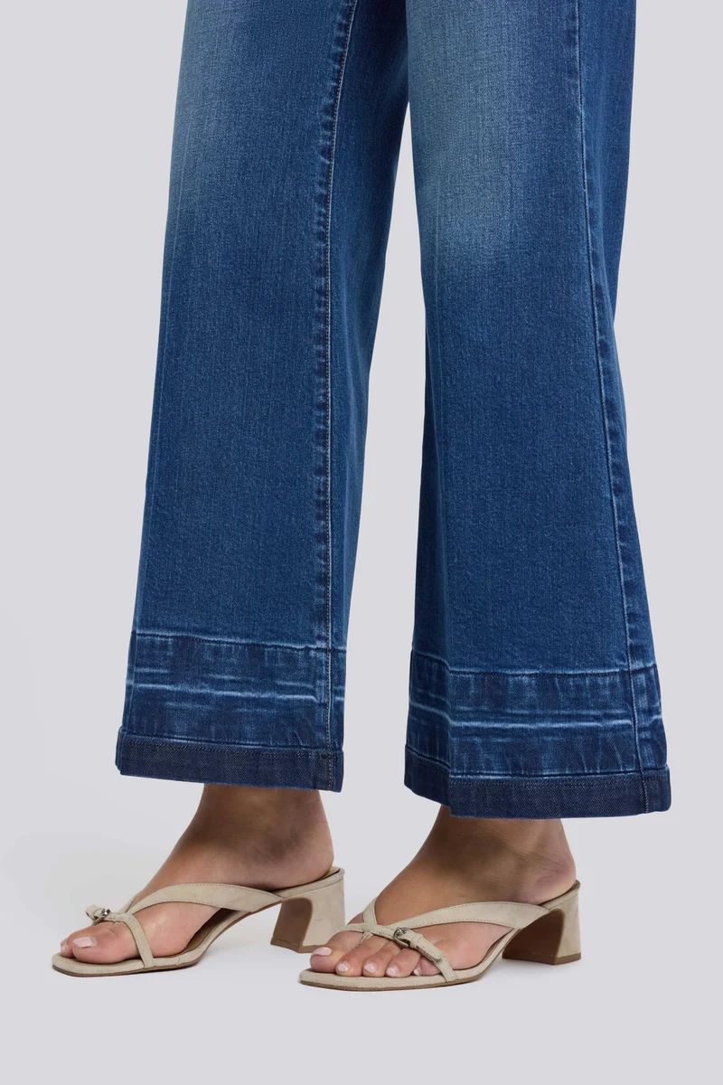 Mia Palazzo Ankle Jeans mit High Rise | Trail Lands