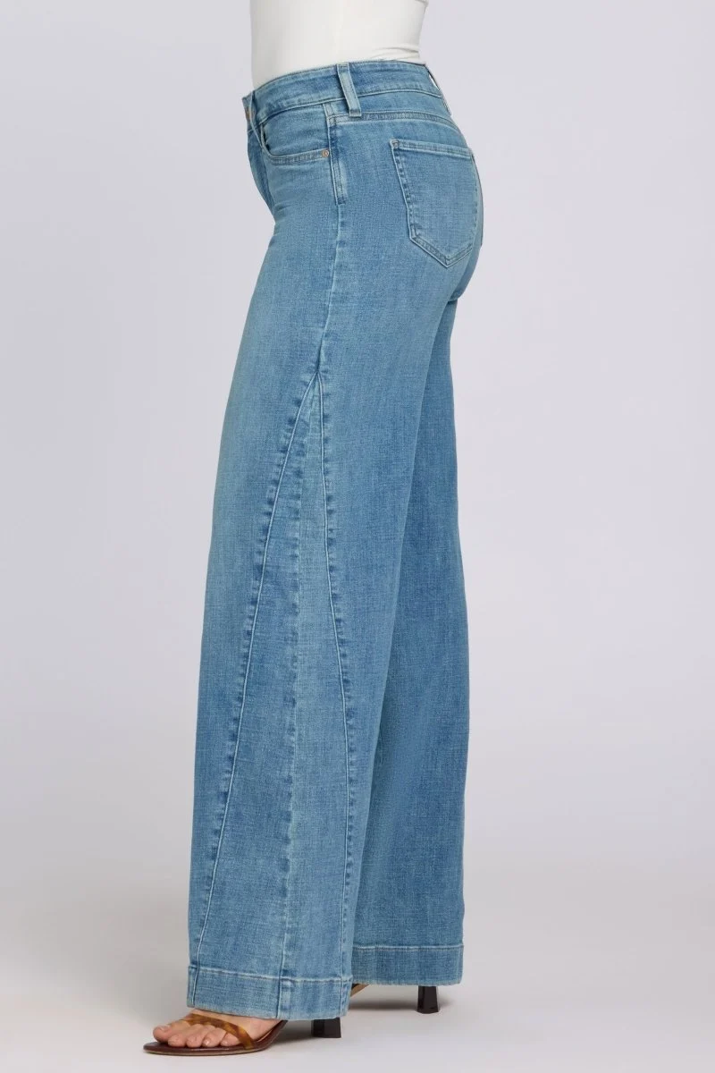 Teresa Wide Leg Jeans | Dawn Rock