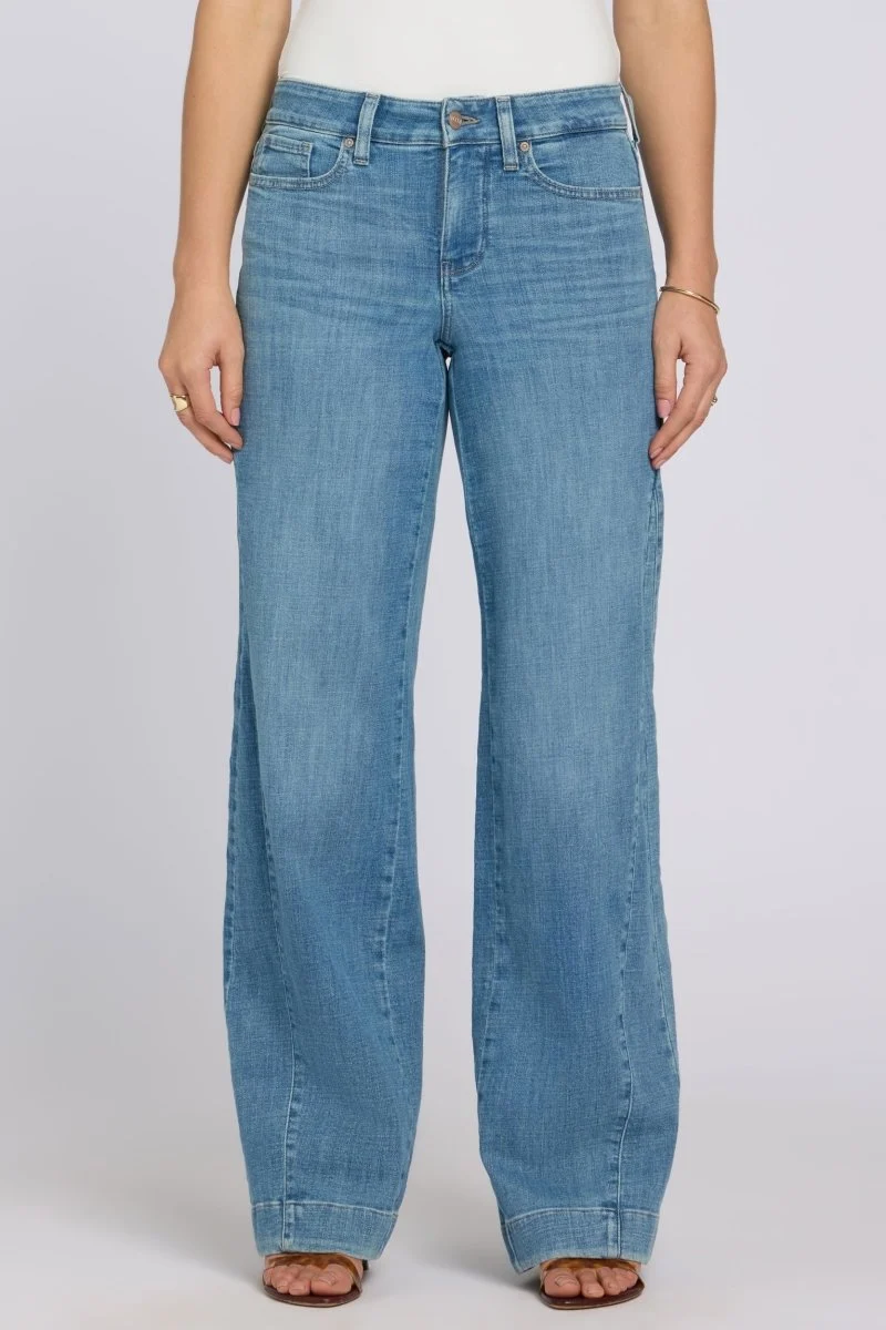 Teresa Wide Leg Jeans | Dawn Rock