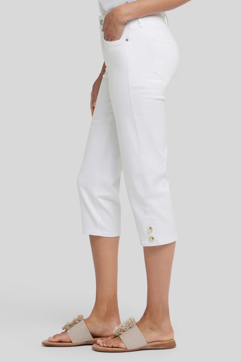 Marilyn Straight Crop Jeans | Optic White