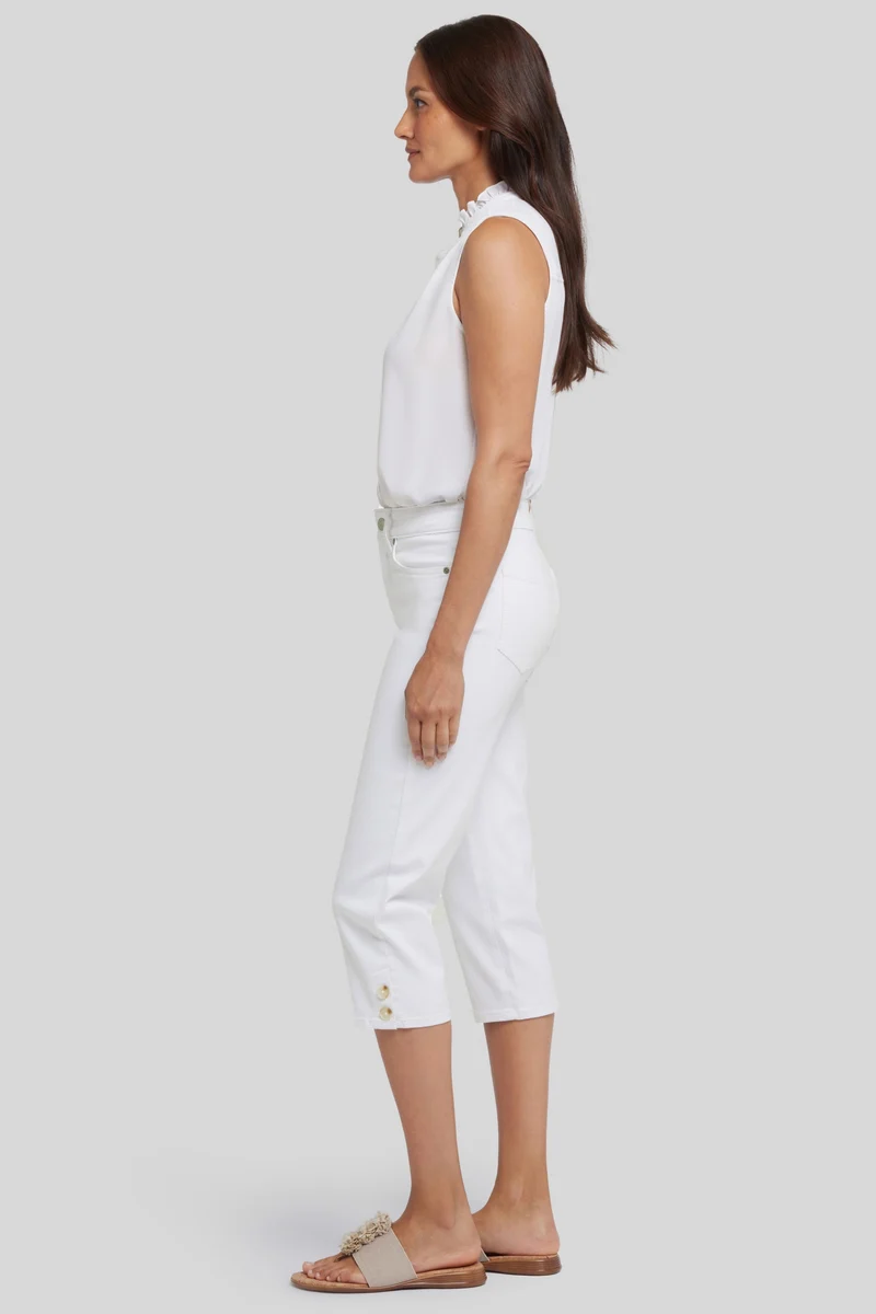 Marilyn Straight Crop Jeans | Optic White