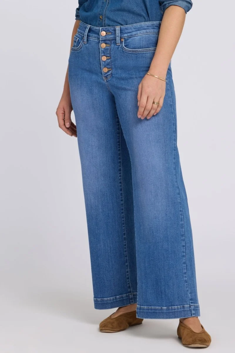 Teresa Wide Leg Jeans | Blue Paradise
