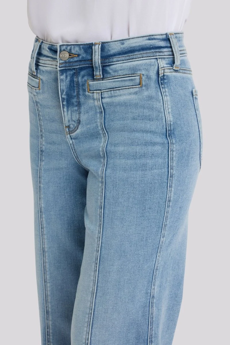 Teresa Wide Leg Ankle Jeans | Mist Springs