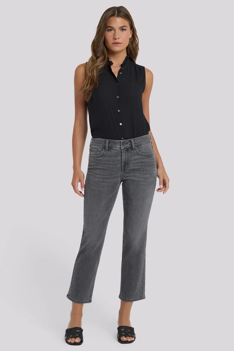 Marilyn Straight Ankle Jeans | Dusty Ash