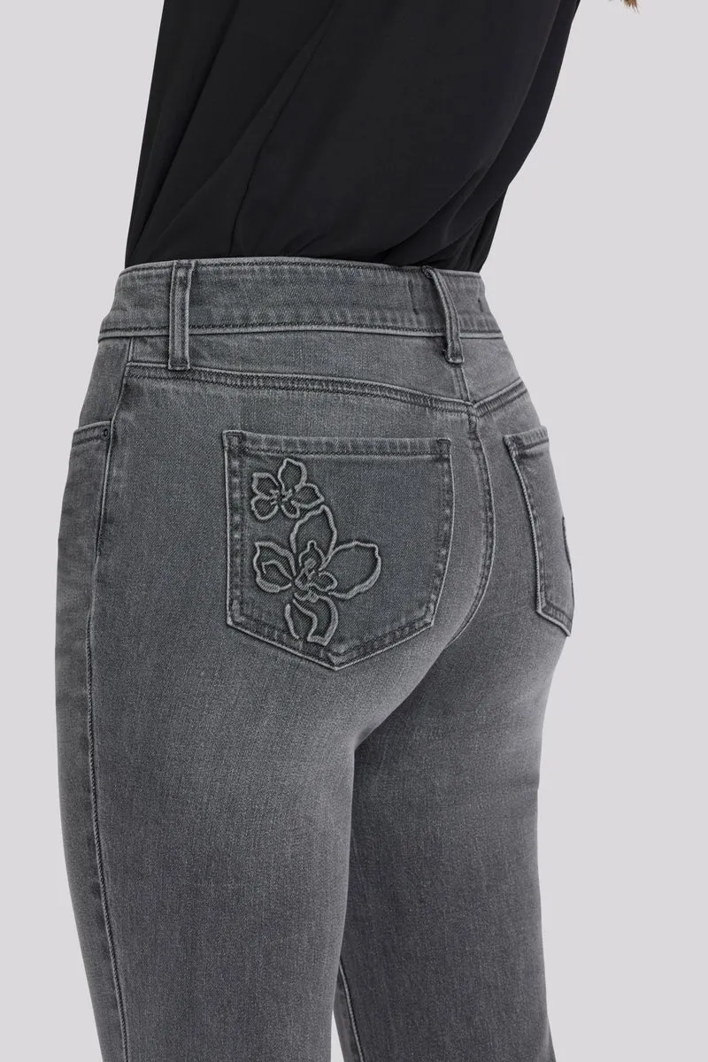 Marilyn Straight Ankle Jeans | Dusty Ash