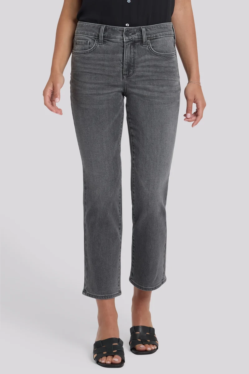 Marilyn Straight Ankle Jeans | Dusty Ash