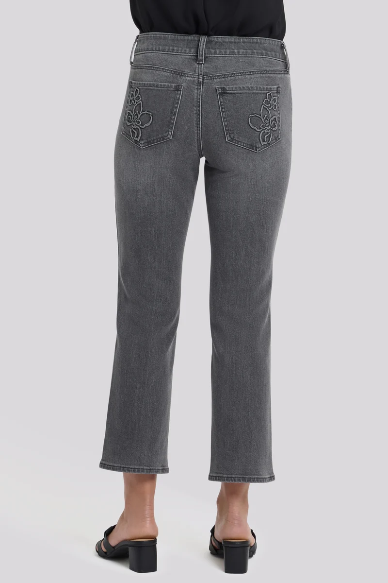 Marilyn Straight Ankle Jeans | Dusty Ash