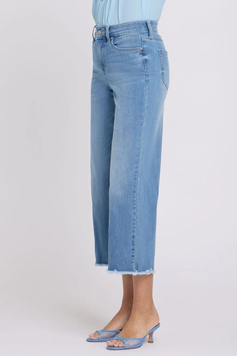 Coco Relaxed Wide Leg Crop Jeans mit High Rise | Vista Lake