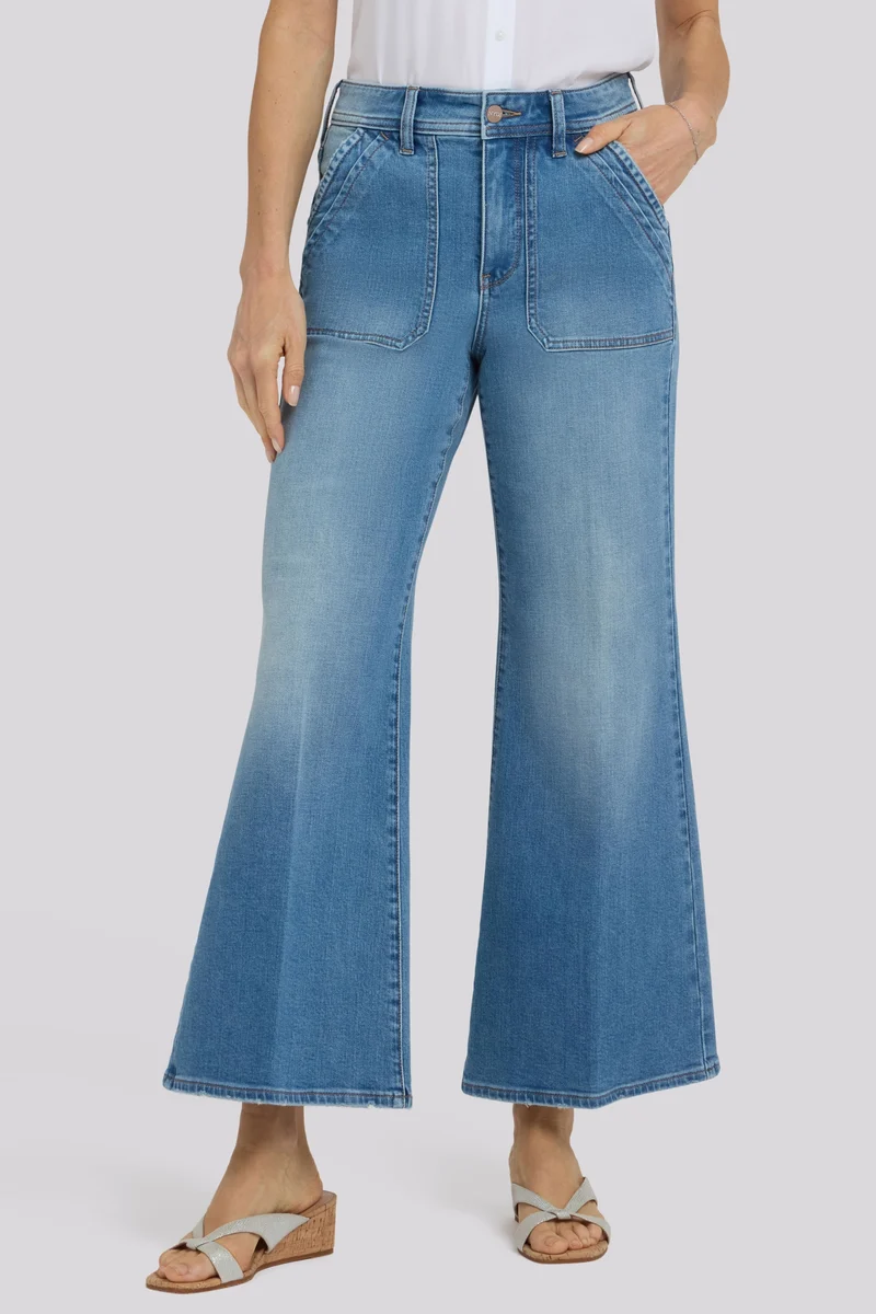 Mia Palazzo Ankle Jeans mit High Rise | Port Sea