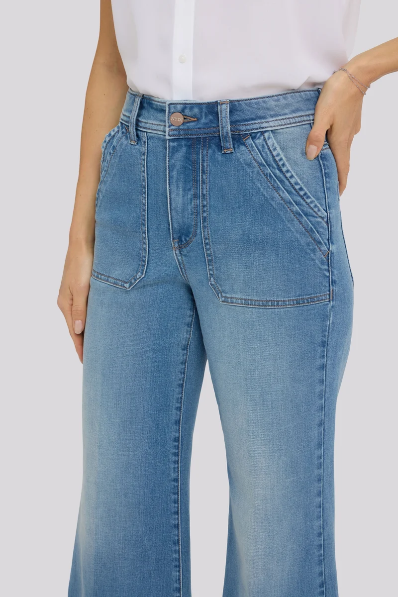 Mia Palazzo Ankle Jeans mit High Rise | Port Sea