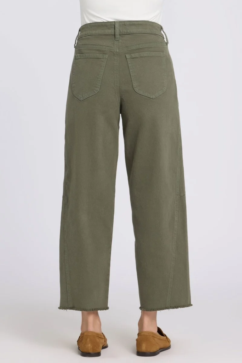 Alyssa Relaxed Crop Jeans | Desert Green