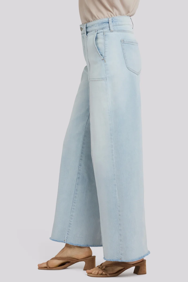 Simone Wide Leg Jeans mit High Rise | Desert Shoreline