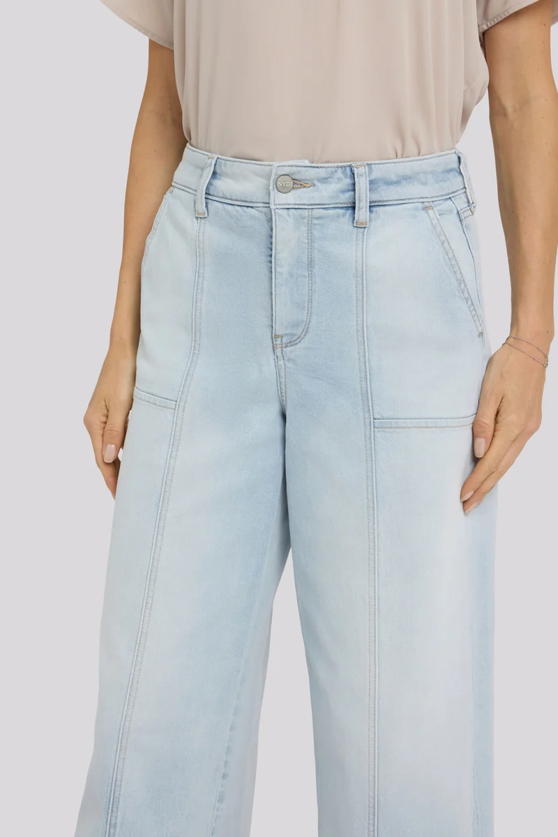 Simone Wide Leg Jeans mit High Rise | Desert Shoreline