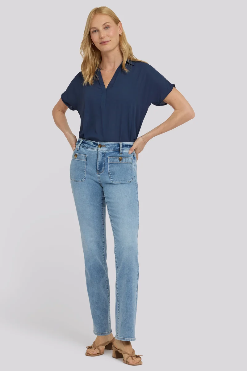 Marilyn Straight Jeans | Mist