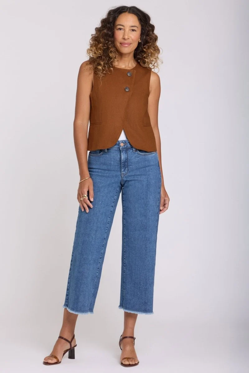 Teresa Wide Leg Ankle Jeans | Salton