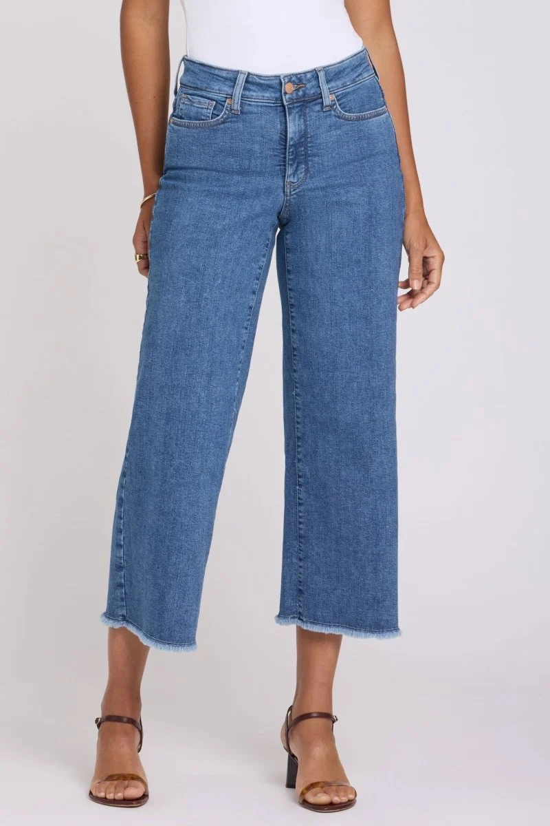 Teresa Wide Leg Ankle Jeans | Salton