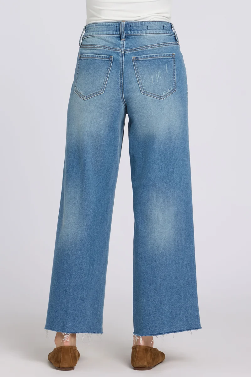 Teresa Wide Leg Ankle Jeans | Port Sea
