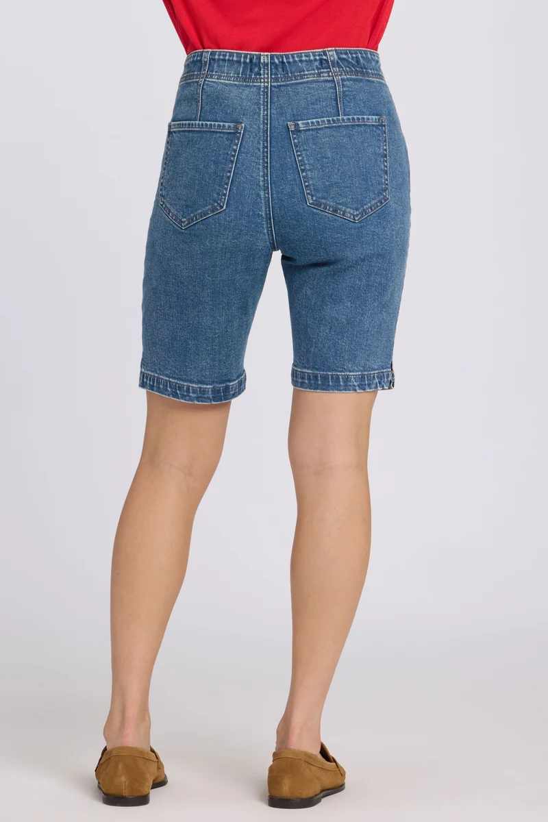 Ella Denim Shorts mit High Rise | Salton