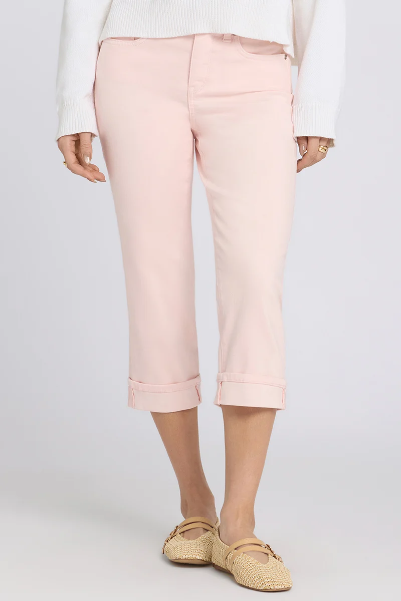 Marilyn Straight Crop Jeans In Cool Embrace® Denim | Pink Dogwood