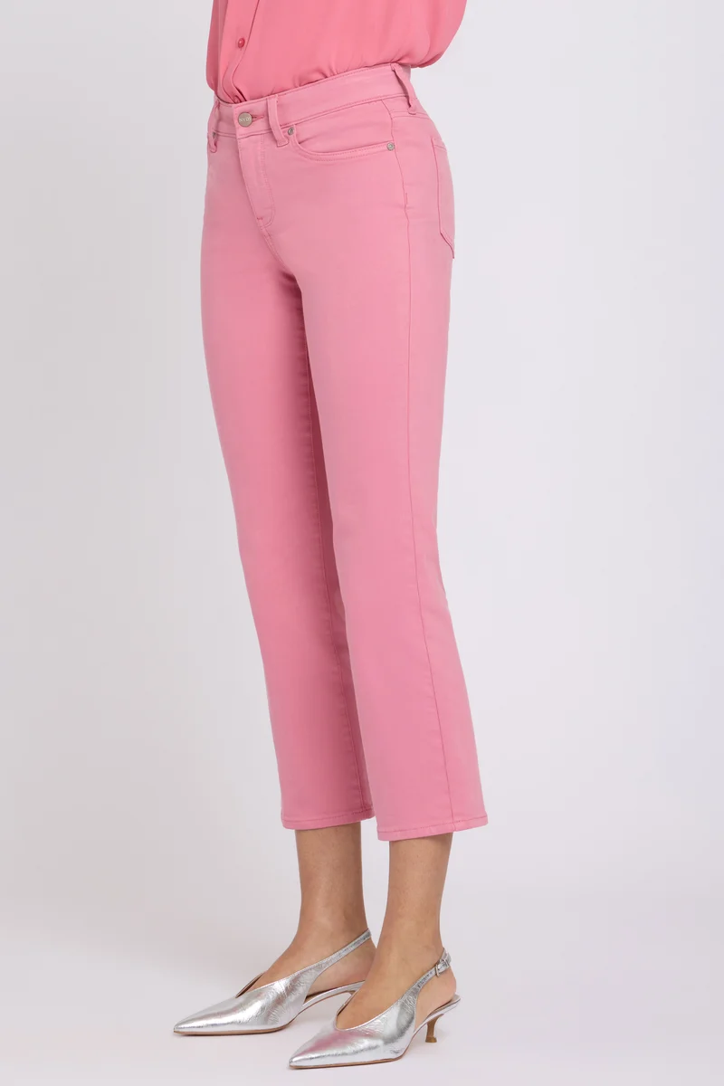 Marilyn Straight Ankle Jeans | Desert Rose