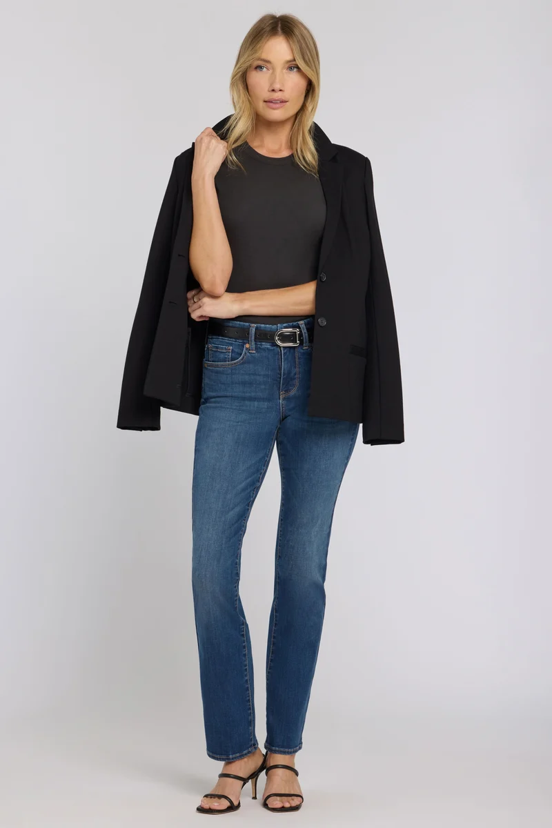 Waist-Match™ Marilyn Straight Jeans | Blue Mirage