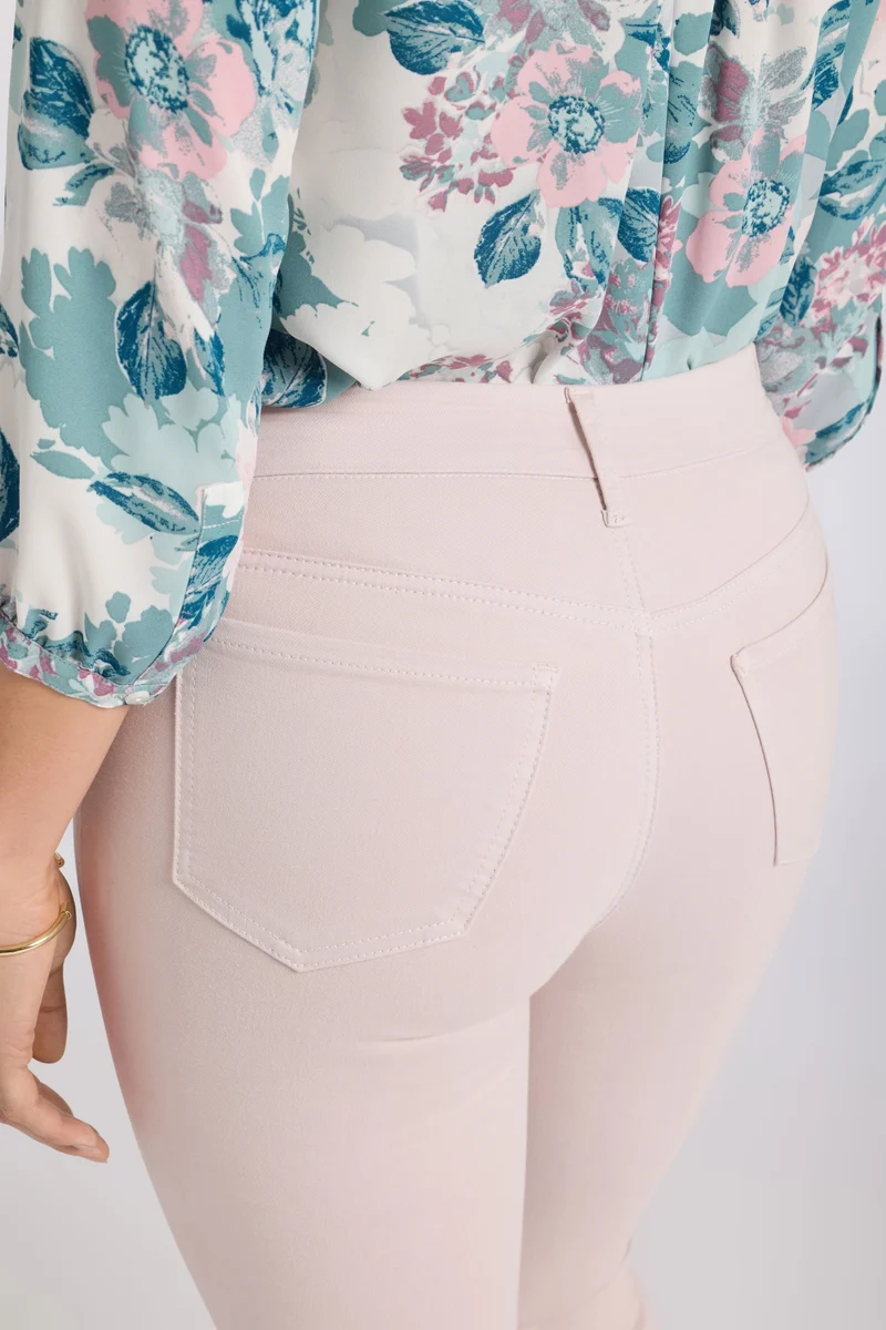 Waist-Match™ Marilyn Straight Jeans | Rock Flower