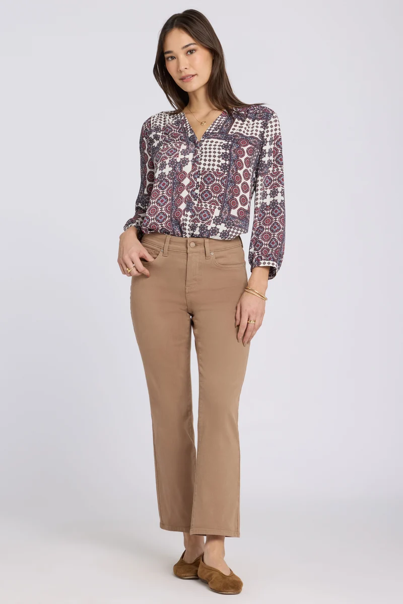 Marilyn Straight Ankle Jeans | Toasted Coconut