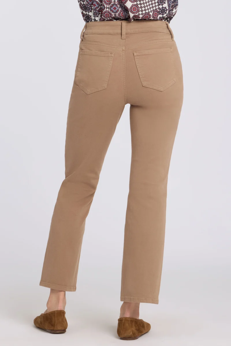Marilyn Straight Ankle Jeans | Toasted Coconut