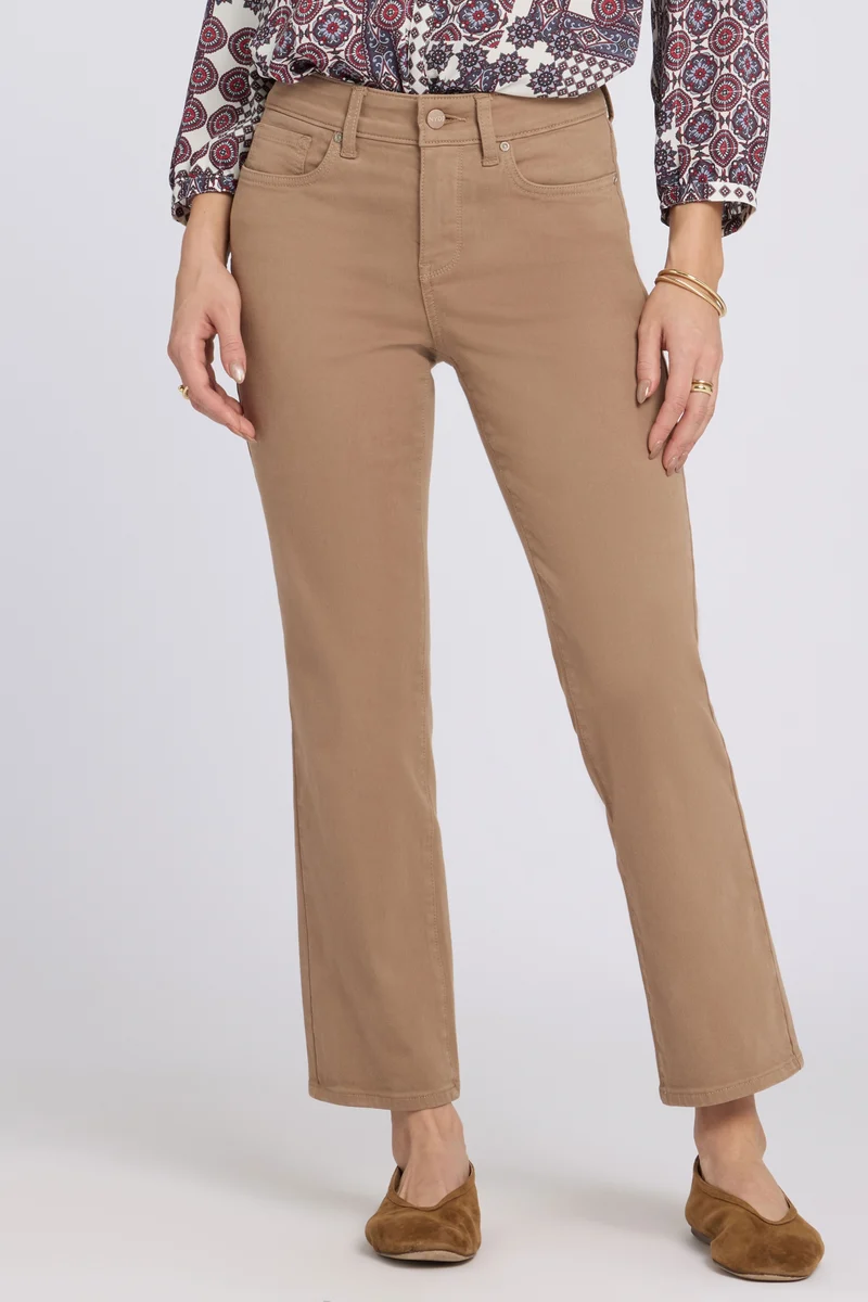 Marilyn Straight Ankle Jeans | Toasted Coconut