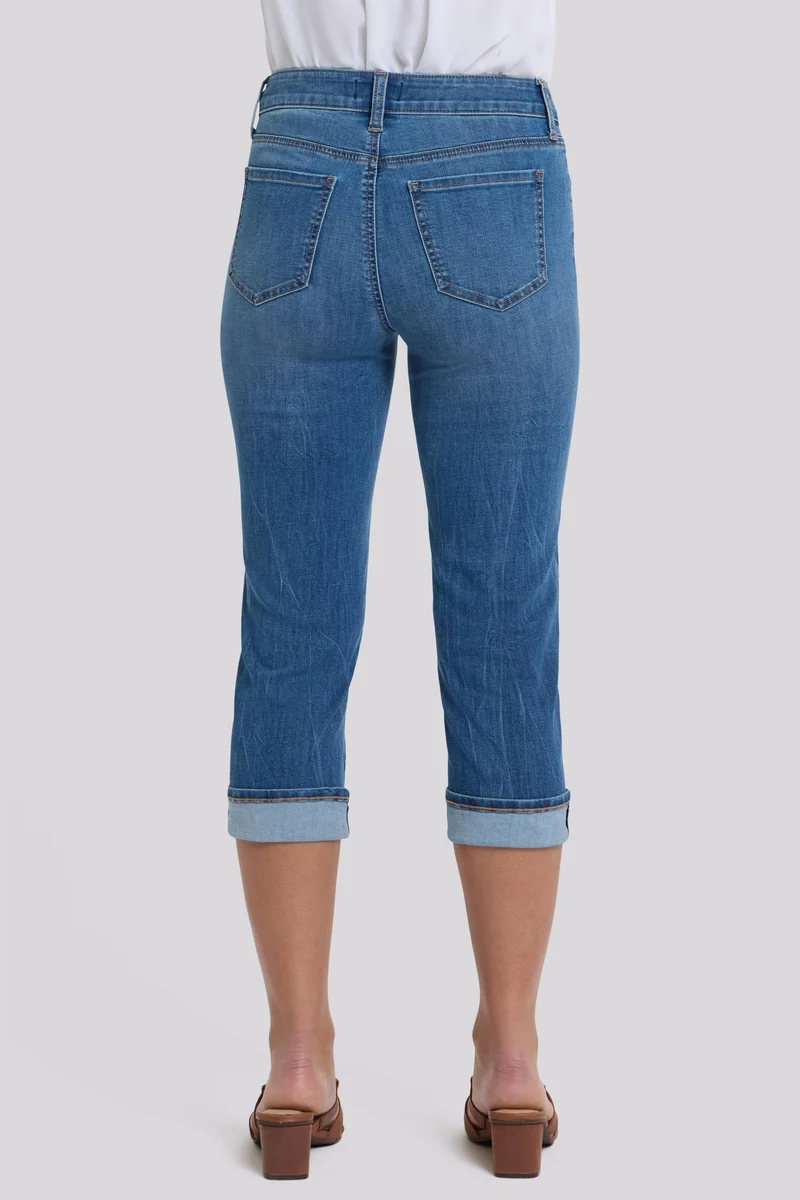 Marilyn Straight Crop Jeans in Cool Embrace® Denim | Wild River
