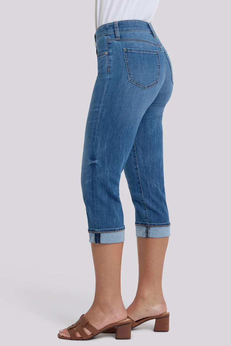 Marilyn Straight Crop Jeans in Cool Embrace® Denim | Wild River