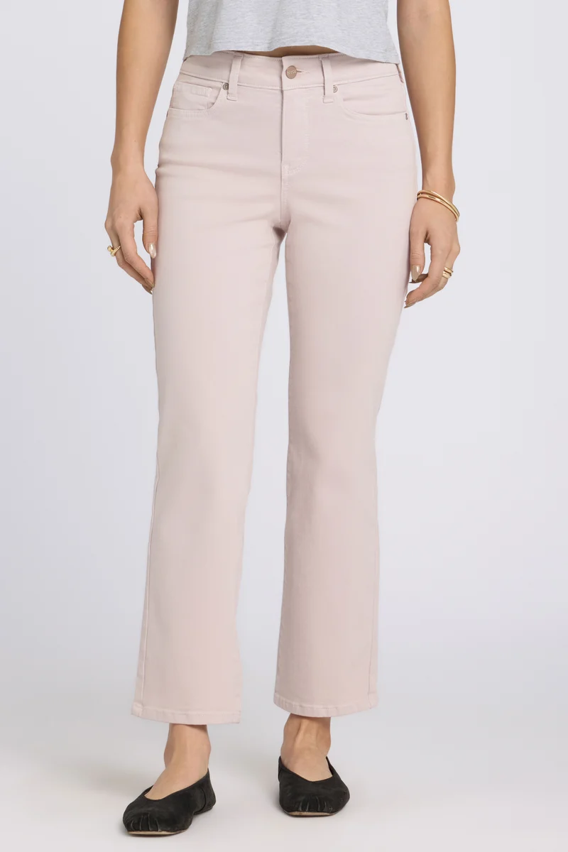 Marilyn Straight Ankle Jeans | Rock Flower