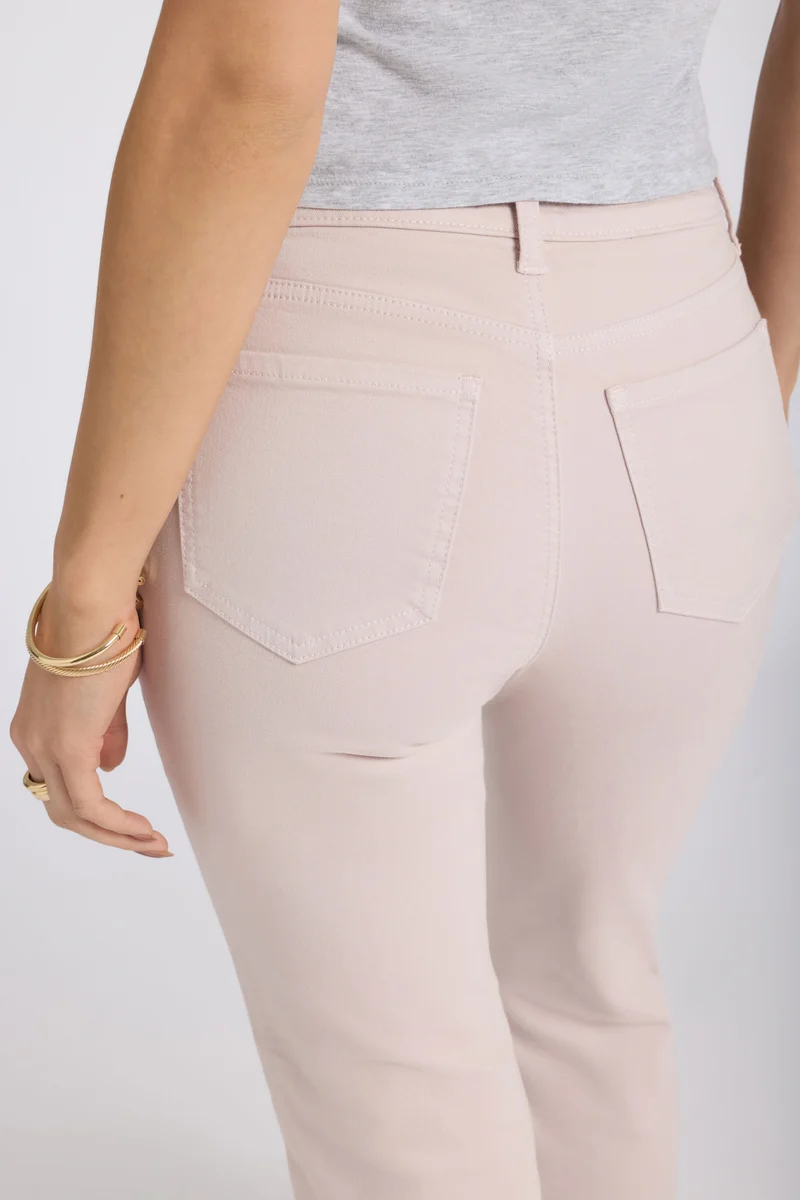Marilyn Straight Ankle Jeans | Rock Flower