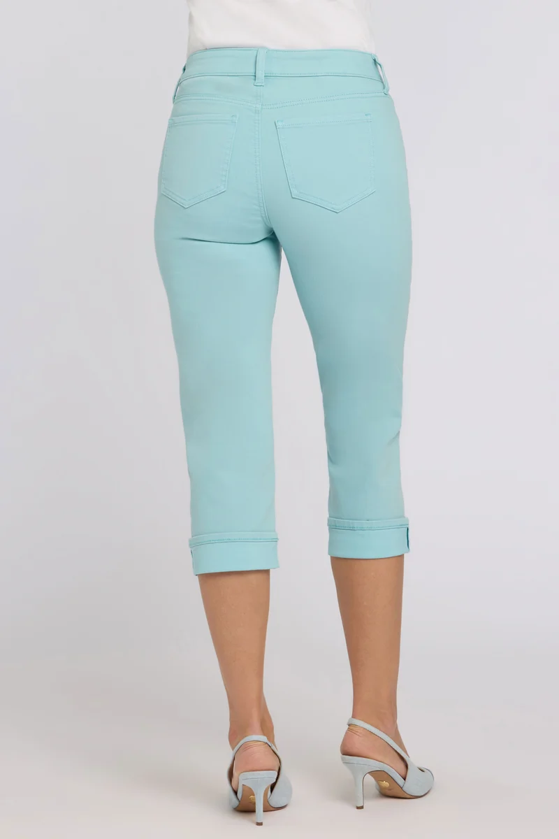 Marilyn Straight Crop Jeans In Cool Embrace® Denim | Aqua Haze