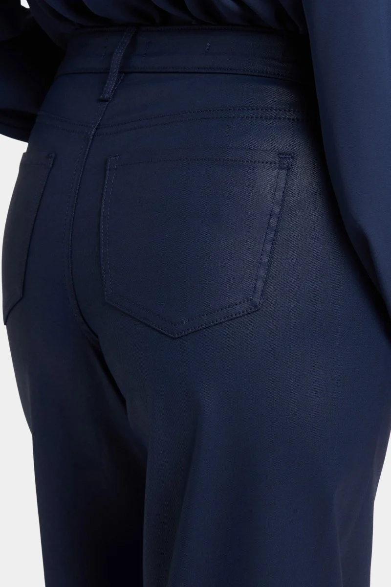 Coated Teresa Wide Leg Jeans | Starless Sky Coated