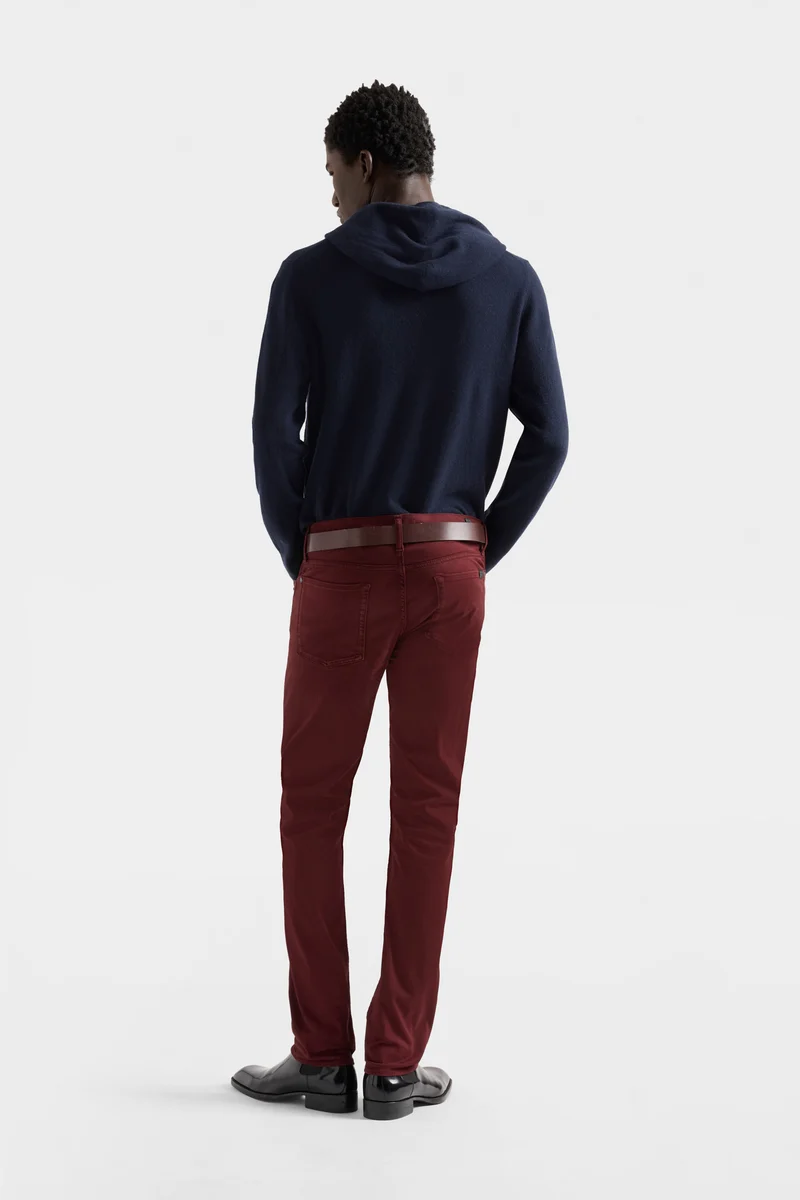 SLIMMY in Luxe Performance Stretch Sateen Brickheart